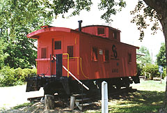 PM Caboose #A800 in Hilliard, Ohio