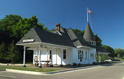 The ex-PM depot at Charlevoix, MI