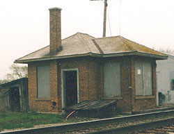 Condemned station at Elmdale, MI