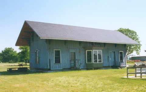Ex-PM wooden depot from Howell, MI, now at Fowlerville fairgrounds