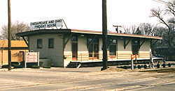 The Plymouth freight house