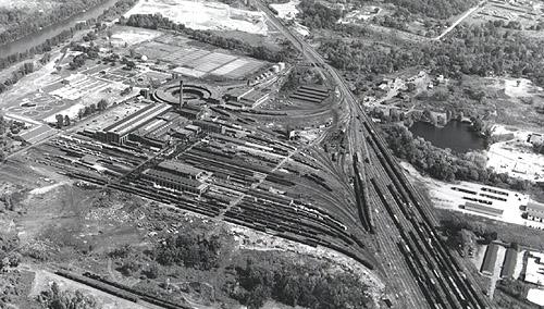 Wyoming Yard and Shops, 1956